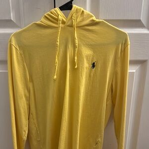 Polo by Ralph Lauren Yellow Sweatshirt Classic Hooded Design